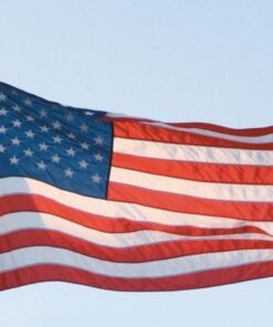 G128 American USA Flag | 5x8 Ft | ToughWeave Series Embroidered 300D Polyester | Country Flag, Embroidered Stars, Sewn Stripes, Indoor/Outdoor, Brass Grommets 35 618Do5 P57L