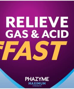 Phazyme Maximum Strength Gas & Acid Relief, Works Fast, Cherry Flavor, 24 Chews (Packaging May Vary) 11 618ENviMBhL