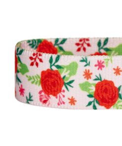 Blueberry Pet Essentials Spring Scent Inspired Garden Floral Adjustable Dog Collar in Baby Pink, Large, Neck 18"-26" Garden Floral - Baby Pink 10 618Eh6GF36L