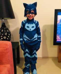 Disguise Catboy Deluxe Toddler PJ Masks Costume Large (4-6) Blue 37 618FdWRveWL