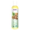 NOW Solutions, Organic Sweet Almond Oil, 100% Pure Moisturizing Oil, Promotes Healthy-Looking Skin, Unscented Oil, 8-Ounce