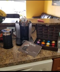 Nespresso Capsules VertuoLine, Diavolitto, Dark Roast Espresso Coffee, 10 Count (Pack of 5), Brews 1.35oz (VERTUO LINE ONLY) 10 Count (Pack of 5) 41 618GEBO BJL