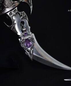 Ace Martial Arts Supply Draco Twin Fantasy Dagger Set, Silver Twin Draco 23 618GLRcozVL