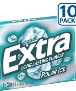 Alternative view of EXTRA Polar Ice Sugarfree Gum, 15 Sticks (Pack of 10)