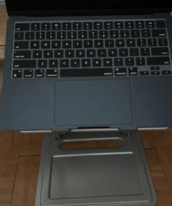 LORYERGO Adjustable Laptop Stand, Portable Riser for 17.3inch Laptops, Adjustment for Desk, Holds Up to 17.6lbs Notebook - Sliver 36 618H0 pQpZL