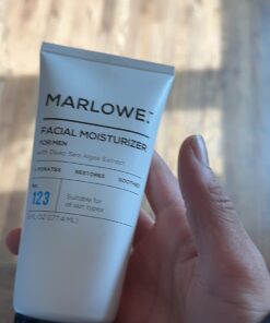 MARLOWE. No. 123 Men's Facial Moisturizer 6 oz | Lightweight Daily Face Lotion for Men | Includes Natural Extracts to Hydrate, Soothe & Restore 31 618HQBj0o1L