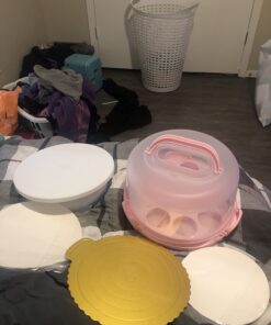 Cake Decorating Kit,635 Pcs Decorating Supplies With 3 Springform Pan Sets Icing Nozzles Rotating Turntable Cake Topper Piping Bags Carrier Holder,Cake Baking Set Tools 635 PCS 20 618HSPg9AyL