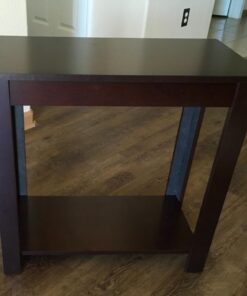 Crown Mark Pierce Chairside Table, Espresso 54 618HTGmbDML