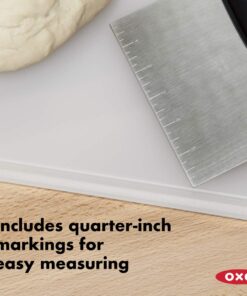 OXO Good Grips Stainless Steel Scraper & Chopper,Silver/Black Good Grips Multipurpose Scraper & Chopper 26 618HsLvBlkL