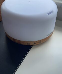 URPOWER 1000ml Essential Oil Diffuser Remote Control 5 in 1 Ultrasonic Aromatherapy Oil Cool Mist Humidifier Running 20 Hours with Adjustable Mist Mode/4 Timer Settings for Large Room Study Yoga Spa A-yellow 17 618IAK0gFgL 1