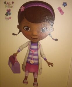 RoomMates RMK2283GM Doc Mcstuffins Peel and Stick Giant Wall Decals One Size Multicolor 22 618ILnl0DHL