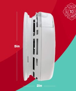 First Alert BRK SC7010B Hardwired Smoke and Carbon Monoxide (CO) Detector with Battery Backup , White 1 pack Photoelectric Technology 18 618JlCRm0qL