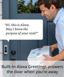 Ring Video Doorbell Pro – Upgraded, with added security features and a sleek design (existing doorbell wiring required) Doorbell only 28 618LIzSXIL