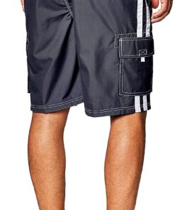 Kanu Surf Men's Barracuda Swim Trunks (Regular & Extended Sizes) Medium Charcoal 15 618LLNVb9tL