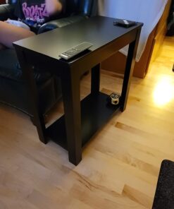 Crown Mark Pierce Side Table, Black 35 618Li25xkXL