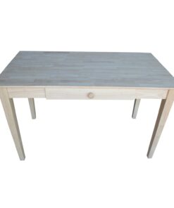 International Concepts Basic Desk with Drawer, Unfinished 50 618MQ0PnCfL