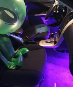 OPT7 Aura Interior Car Lights with Remote Control, Color Change, Music Sync Inside Ambient Lighting Kit, LED Lights for Car Truck Under Dash Accessories, Charger Adapter 12V, 6pc Single Row LED Strip RGB 56 618Mj30WsZL