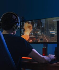 OLANRUN Gaming Headset, Stereo PS5 Headset PS4 Headset Xbox One Headset PC Headset, 9 Colors RBG Gaming Headphones with Mute Microphone for PC, PS4, PS5, Xbox, Switch (Black) 21 618MlGu6iPL