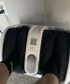 Cloud Massage Shiatsu Foot Massager for Circulation and Pain Relief - Machine for Relaxation, Plantar Fasciitis Relief, Neuropathy, Heat Therapy - FSA/HSA Eligible (White - with Remote) White - With Remote 32 618NoGfQIL