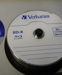Verbatim BD-R 25GB 16X Blu-ray Recordable Media Disc - Spindle - 97457, Branded, 25 Pack 25 Pack Spindle 24 618O7RRhaDL