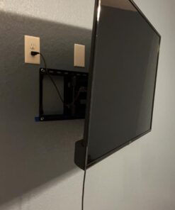 Mounting Dream TV Wall Mount for 32-65 Inch TV, TV Mount with Swivel and Tilt, Full Motion TV Bracket with Articulating Dual Arms, Fits 16inch Studs, Max VESA 400X400 mm, 99lbs, MD2380 40 618PGthgPJL