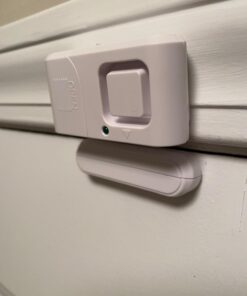 GE Personal Security Window and Door Alarm, 2 Pack, DIY Protection, Burglar Alert, Wireless Chime/Alarm, Easy Installation, Home Security, Ideal for Home, Garage, Apartment and More, 45115 White 43 618PoV29OL