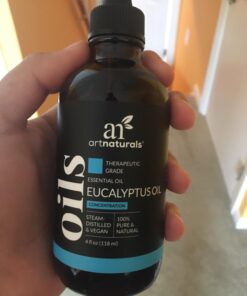 ArtNaturals 100% Pure Eucalyptus Essential Oil - (4.0 Fl Oz / 118ml) - Therapeutic Grade Natural Oils 30 618QG2Jpm1L