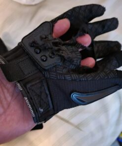 ILM Steel Knuckle Touchscreen Motorcycle BMX MX ATV MTB Motocross Dirt Bike Racing Downhill Tactical Gloves (L, Black) Model 10C Large 46 618RILP18L