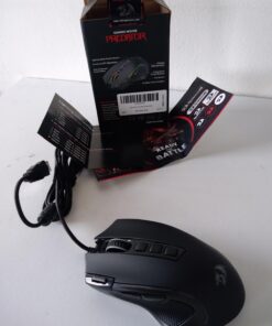 Redragon M612 Predator RGB Gaming Mouse, 8000 DPI Wired Optical Gamer Mouse with 11 Programmable Buttons & 5 Backlit Modes, Software Supports DIY Keybinds Rapid Fire Button Black 31 618S6Lao2dL 2