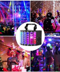 Stage DJ Light for Party - LaluceNatz 30W Colorful DJ Lighting Beam Effects by Sound Activated DMX Remote Control for Church Wedding Birthday Music Dance Show Stage Lighting Xmas Decoration 16 618SPVy1viS