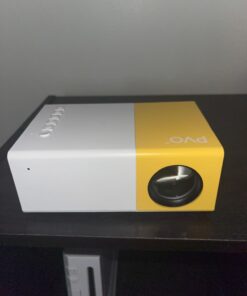 Mini Projector, PVO Portable Projector for Cartoon, Kids Gift, Outdoor Movie Projector, LED Pico Video Projector for Home Theater Movie Projector with HDMI USB Interfaces and Remote Control projector YG300Pro 37 618TmVeBrDL