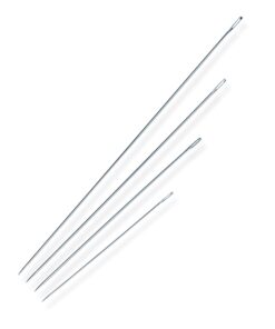 Alternative view of Dritz Home 9021 Long Straight Upholstery Hand Needles, Size 6, 8, 10 & 12-Inch (4-Piece), Silver