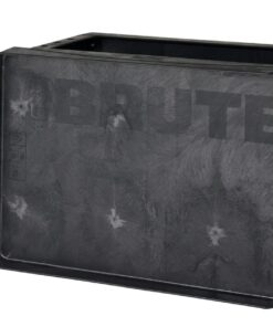 Rubbermaid Commercial Products 2-Shelf Utility/Service Cart, Medium, Lipped Shelves, Ergonomic Handle, 500 Lbs Capacity, for Warehouse/Garage/Cleaning/Manufacturing (FG452088BlA) Black 56 618UUeJ2HSL