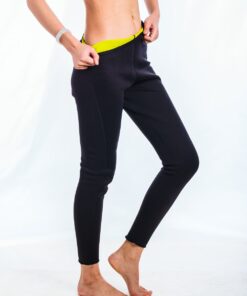 Ausom Womens Slimming Neoprene Hot Thermo Long Pants Leggings Waist Sweat Body Shapers Sauna Suit for Weight Loss X-Large As Picture 8 618UbRPX40L