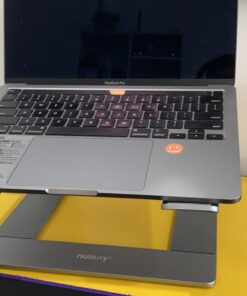 Nulaxy Laptop Stand, Detachable Ergonomic Laptop Mount Computer Stand for Desk, Aluminum Laptop Riser Notebook Stand Compatible with MacBook, Dell XPS, All 10-16" Laptops - Gray A-Grey 32 618V3jJhHAL