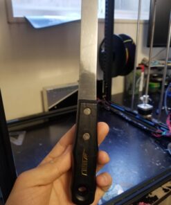 Premium 3D Print Removal Tool Kit - Durable 3D Printer Tools with Sturdy Comfort Grips, Sharp and Hardened Blades for Easy Separation of Prints, Knife and Spatula Set of 2 - Enhanced Version 45 618VU8o3niL