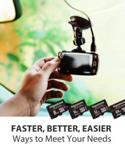 Gigastone 32GB Micro SD Card with Adapter, U1 C10 Class 10 90MB/S, Full HD available, Micro SDHC UHS-I Memory Card - Full HD Video Series 32GB Full HD Video 1-Pack 12 618VZ75mYPL