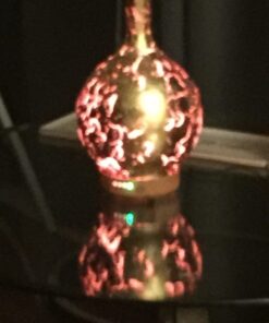 Porseme Gold Plated Essential Oil Diffuser Glass Aromatherapy Ultrasonic Humidifier, Auto Shut-Off,Timer Setting, BPA Free,Aroma Decoration for Home,Office,Gym,Spa,Premium Gift 100ml A4-100ml Gold Plated Aladdin 24 618WOEyMbvL