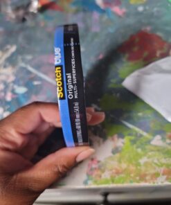 ScotchBlue Original Multi-Surface Painter's Tape, 0.70 Inches x 60 Yards, 1 Roll, Blue, Paint Tape Protects Surfaces and Removes Easily, Multi-Surface Painting Tape for Indoor and Outdoor Use 33 618WnRCbTPL