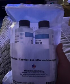 Descaler (2 Pack, 2 Uses Per Bottle) - Made in the USA - Universal Descaling Solution for Keurig, Nespresso, Delonghi and All Single Use Coffee and Espresso Machines 8 Fl Oz (Pack of 2) 22 618XPiB55KL