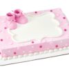 DecoSet® Pink Baby Booties Cake Decoration, 1 Piece Cake Topper, For Baby Shower, Birthday, Baby Celebration, Food Safe Molded Plastic, Post-Party Keepsake Pink Baby Booties DecoSet 6 618XdFUGS