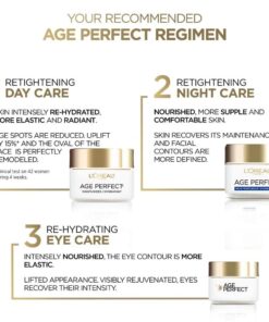 L'Oreal Paris Skin Care Age Perfect Night Cream, Anti-Aging Face Moisturizer With Soy Seed Proteins, 2.5 Oz 2.5 Ounce (Pack of 1) 26 618ZKWq1CaL