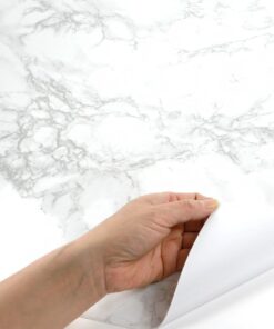 ROSEROSA Peel and Stick PVC Faux Marble Self-Adhesive Wallpaper Covering Counter Top Shelf Liner Napoleon (PGS408 : 2.00 Feet X 6.56 Feet) 44 618aHbA4h2L