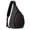 OutdoorMaster Sling Bag, Hiking Daypack, Crossbody Shoulder Chest Urban Outdoor Travel Backpack for Women & Men L07-black 38 618aQq8ZrUL