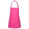 FAME 3 Pocket Bib Apron F10 for Adults - 24" L X 28" W - 65/35 Poly/Cotton Twill - Fits XS-XL - Unisex One Size Raspberry 65 618bSl7c6L