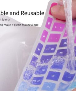 Keyboard Cover for Samsung Galaxy Chromebook Go 14" /Chromebook 4 3 2 XE310XBA XE500C13 XE501C13 XE500C12 11.6"/ Chromebook 4 15.6" XE350XBA /Chromebook Plus V2 XE520QAB XE521QAB 12.2 -Rainbow Rainbow 29 618cDn6zJqL