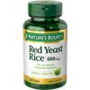 Nature's Bounty Red Yeast Rice Pills and Herbal Health Supplement, Dietary Additive, 600mg, 120 Capsules 120 Count (Pack of 1) 45 618cdWaj16L