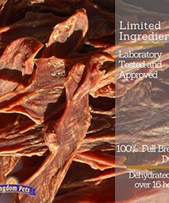 Kingdom Pets Duck Breast Jerky, Premium Treats for Dogs, 40 oz. Bag 28 618d A7GHjL