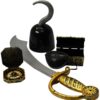 Funny Party Hats Pirate Accessories - Costume Accessory Set Pirate 5pc Set 21 618dHKj2wHL