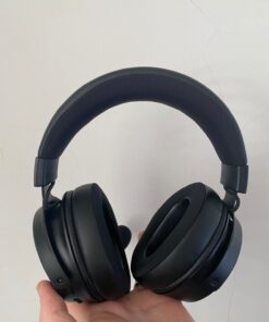 Razer Kraken V3 HyperSense Wired USB Gaming Headset w/Haptic Technology: Triforce Titanium 50mm Drivers - THX Spatial Audio - Hybrid Fabric & Leatherette Memory Foam Cushions - Detachable Mic 70 618eRxJMxsL